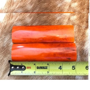 Échelles de manche en écailles d'os Balance d'os en corne naturelle de buffle d'eau pour manche de couteau - Product Image 2