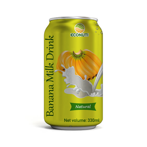 Bebida de leche de plátano enlatada 330mL Las mejores bebidas Proveedor de Vietnam - Product Image 4