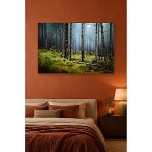 Impression sur toile Fida Misty Forest Mossy Ground - Product Image 3