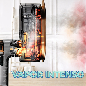 Fer à vapeur portable compact 2-en-1 1000W, fer à repasser électrique standard de qualité pour vêtements, semelles en céramique, fer à repasser de voyage - Product Image 6