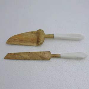 Juego de cuchillos para pasteles con mango de madera y fregona con calidad con precio barato Accesorios de cocina Herramienta de cocina - Product Image 6