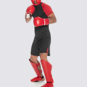 Guantes de Boxeo RMI, Nuevo Producto de Alta Calidad en Tendencia, Color Rojo Personalizado al por Mayor, Hechos de Cuero para Entrenamiento - Product Image 6