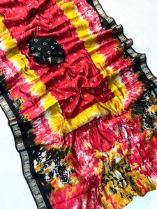 Diseñador Mangalkari Smoothy Printed Patola Silk Saree Nuevo lanzamiento para fiesta de boda para Diwali Floor-Length Fancy Designer Saree - Product Image 5