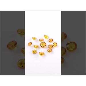 Saphir Jaune Naturel Non Traité, Pierre Libre Calibrée, Tailles Rondes 3mm et 4mm, Tailles Asscher/Brillant/Ovale - Product Image 3