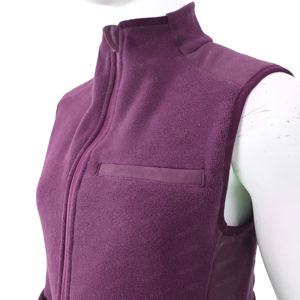 Conjunto de uniforme para trabajadores sanitarios, chaqueta moderna sin mangas con cuello levantado para hospitales, conjunto de uniforme cálido, pantalones para correr - Product Image 5