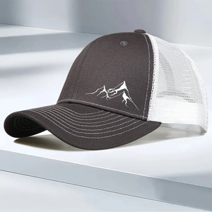Gorra de béisbol unisex de verano, gorra de camionero de algodón 100%, malla ajustable, protector solar informal para exteriores para primavera, otoño, viajes, Playa - Product Image 6
