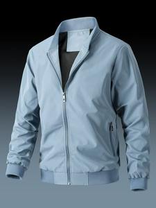 Chaqueta Bomber Unisex Ligera Cortavientos Informal Ropa de Calle Chaqueta de Moda con Cierre para Hombre y Mujer - Product Image 3