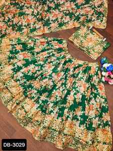 Ropa tradicional india Heavy Zari Work Bordado Secuencia Trabajo Ropa nupcial Lehenga Choli Colecciones para función de boda Desgaste - Product Image 5