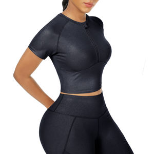 Ensemble de yoga respirant sur mesure 2023 pour femmes ensembles de soutien-gorge legging de couleur unie du fabricant OEM Pakistan grande taille - Product Image 2