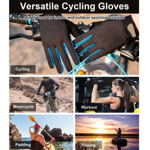 Factory-Made Cycling Racing Gloves Full <b>Finger</b> Touchscreen Technology Non-Slip Wear Resistant Mountain <b>Bike</b> Eco-Friendly - Product Image 6