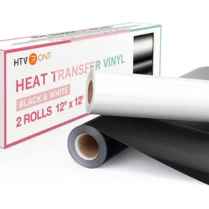 Personalizzazione di fabbrica rotoli di vinile HTV stampabili ferro su vinile a trasferimento termico per magliette Cricut