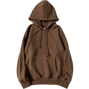 Ropa de calle unisex logotipo personalizado bordado Negro hombres sudaderas con capucha y sudaderas algodón liso sudaderas unisex de gran tamaño - Product Image 3