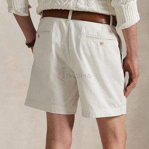 Wholesale <b>Men</b> Cotton <b>Shorts</b> with Zipper Pockets <b>Lightweight</b> Soft Casual Custom Logo Manufacturer - Product Image 3