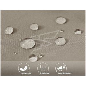 Veste coupe-vent réfléchissante en polyester pour hommes, veste de plage vintage rétro imperméable, vestes coupe-vent blanc bleu marine kaki pour hommes - Product Image 3