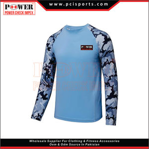 Manches longues Imperméable Sublimation UPF50 + Performance Chemises Polyester Sun Waders Porter Des Vêtements Chemise De Pêche - Product Image 2