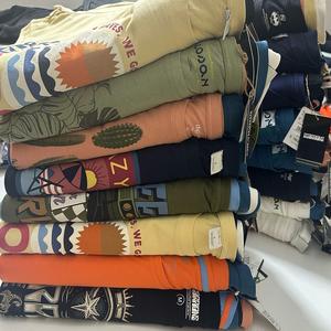 Prix Usine Vêtements en Gros Assortis pour Homme, Mode Col Rond Manches Courtes, T-Shirt de Marque Célèbre - Product Image 3