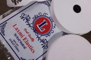 Chất lượng cao Trắng đàn hồi băng cuộn laxmi elastics trắng đàn hồi băng cuộn stretchability độ bền và mịn hoàn thiện - Product Image 3