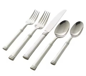 ชุดช้อนส้อมโลหะเคลือบทองแดงแบบทันสมัยเครื่องใช้บนโต๊ะอาหารสแตนเลสขัดเงาหรูหราสำหรับรับประทานอาหารและงานอีเวนต์ในห้องครัว - Product Image 3