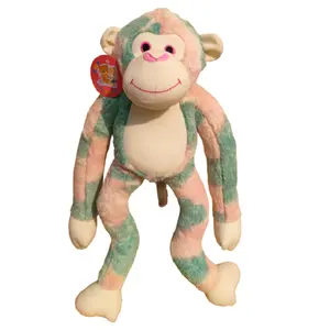 หลายสีน่ารักลิงนุ่มตุ๊กตาที่มีคุณภาพสูงผ้ายัดไส้สัตว์ลิงของเล่นนุ่มผลิตในประเทศอินเดียสำหรับการขาย