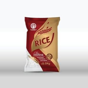 <b>Custom</b> <b>Designed</b> Durable LLDPE Hot Stamping Woven <b>Rice</b> PE Food Grain Packaging Waterproof Wholesale Bulk <b>Bag</b> for Agriculture - Product Image 1