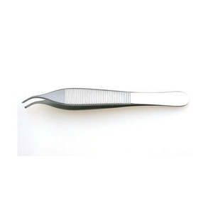 Meilleur fournisseur de pinces à tissus Adson manuelles en acier inoxydable avec pointe dentelée pour la chirurgie générale, instrument médical réutilisable - Product Image 6