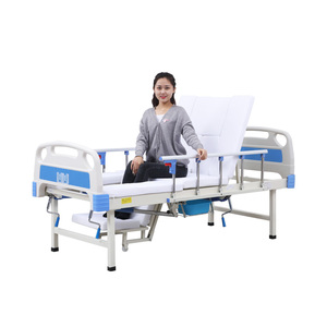 Cama Médica Eléctrica y Manual para Cuidado en el Hogar, <span class=keywords><strong>Hospital</strong></span>, con Inodoro para Ancianos, 3 Funciones, Capacidad de 260 kg - Product Image 1
