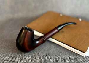 Pipa de Madera Hecha a Mano con Acabado Liso, Pipa de Fumar de Primera Calidad para Tabaco y Cigarros - Product Image 2