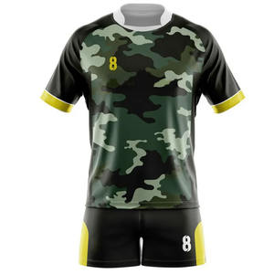 Concevez Votre Propre Logo Demi Manches Rugby Uniforme Vente Chaude Confortable Unisexe Rugby Uniforme - Product Image 1