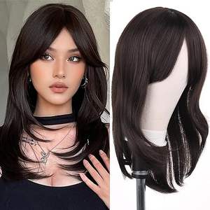 Paquets de tissage de cheveux indiens alignés par cuticule vierge crue droite non traitée de 50 pouces Extension de cheveux de trame du vendeur cheveux péruviens - Product Image 1