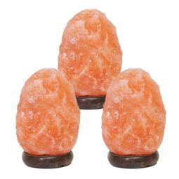 โคมไฟเกลือหิมาลัยสีชมพูแกะสลักอย่างสวยงามพร้อมสวิตช์หรี่ไฟงานฝีมือธรรมชาติที่เป็นเอกลักษณ์ฐานไม้สไตล์น่ารักขายส่งราคา - Product Image 4