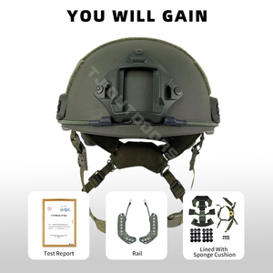 Nhanh XP Cho Kevlar Mũ Bảo Hiểm Với 3A Đầy Đủ Mặt Nạ Đào Tạo Đạn Đạo Chiến Thuật Cá Nhân Thiết Bị Phòng Thủ - Product Image 4