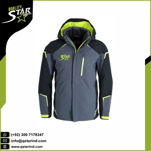 Men 3 Layer Waterproof Jacket Snowboarding Jacket Mens <b>Ski</b> Jacket for Sale - Product Image 3