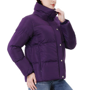 Chaqueta Acolchada de Moda para Mujer, Relleno de Algodón, Resistente al Viento y Transpirable, Servicio OEM de Alta Calidad para Uso en Invierno - Product Image 2