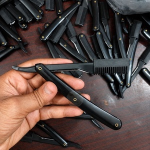 Professional Manufacturer Stainless Steel Blade <b>Straight</b> <b>Razors</b> Shave Ready Single Blade A+ Grade Custom Colors Barber Quality - Product Image 5