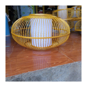 Lámpara de bambú hecha en Vietnam para techo-Iluminación decorativa ecológica para minimalista, bohemio o casa de familia - Product Image 6