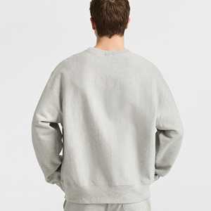 เสื้อสเวตเชิ้ตผู้ชายทรงปกติ ผ้าโพลีเอสเตอร์ 100% หนานุ่ม พิมพ์ลายตามสั่ง รับผลิตแบบ ODM OEM ขายส่ง สำหรับฤดูใบไม้ร่วง - Product Image 1