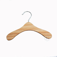 Cintres en bois écologiques personnalisables de 4,5 à 15 cm pour vêtements de poupées et animaux de compagnie, avec logo sur mesure