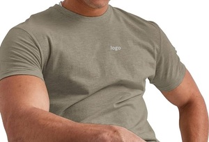 เสื้อยืดผ้าฝ้าย100% น้ำหนักเบาสำหรับผู้ชายไซส์ใหญ่และใหญ่ซักด้วยเครื่องจากบังคลาเทศ - Product Image 2