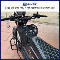 Sacs à bagages pour moto Mbiker PG1, porte-bagages - Installation simple, pas de perçage requis, capacité de charge de 10 à 15 kg, matériau Oxford, 45 L