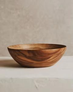 Durable and stylish wooden bowl for multipurpose use in kitchen dining or decor - Product Image 2