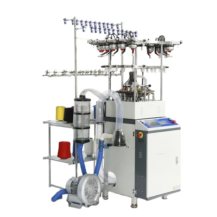 High speed automatic circular hat knitting machine Used knitting machine Socks linking knitting machine