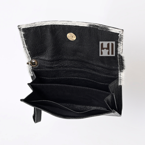Portefeuille en cuir de vachette bohème pour femmes, avec protection RFID, style western, pochette - Product Image 5