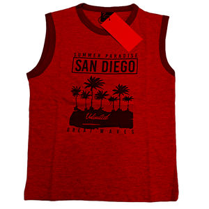 Hommes 100% coton débardeurs personnalisé corps entier imprimé sans manches longue coupe ample respirant conception directe d'usine à bas prix - Product Image 4