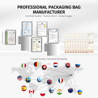 Sacs auto-scellants en PVC transparent prêts à être expédiés pour bijoux, colliers, pinceaux de maquillage, rangement de stylos, pochette refermable en PVC longue avec fermeture éclair