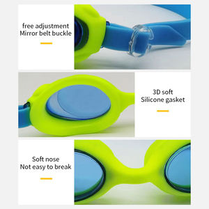 Lunettes <span class=keywords><strong>de</strong></span> <span class=keywords><strong>natation</strong></span> d'usine OEM personnalisées, écologiques, <span class=keywords><strong>de</strong></span> sécurité, en silicone, étanches pour enfants, à bas prix, lunettes <span class=keywords><strong>de</strong></span> <span class=keywords><strong>natation</strong></span> étanches, anti-buée - Product Image 4