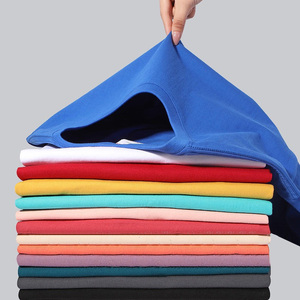 Camiseta de algodón pesado de alta calidad de 240gsm, camiseta de gran tamaño para hombre de Europa y América, Camiseta de algodón con serigrafía personalizada para hombre - Product Image 4