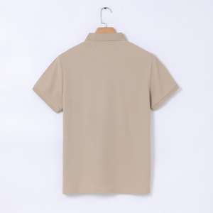 เสื้อโปโลชายลายทาง ออกแบบโลโก้และดีไซน์เองได้ ผ้าฝ้ายปิเก้ 100% บริการ OEM เสื้อยืดโปโลสำหรับผู้ชาย - Product Image 3