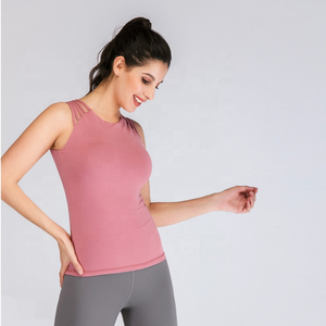 Wholesale OEM Breathable Custom Private Label Women Gym Wear Blank Gym tank <b>Top</b> for Workout Sport Tank <b>Top</b> Women - Product Image 6