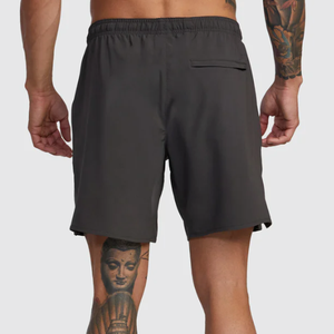 Pantalones cortos de gimnasio para hombre, pantalones cortos elásticos de secado rápido de nailon y LICRA, transpirables, pantalones cortos deportivos con estampado de entrenamiento para hombre - Product Image 5