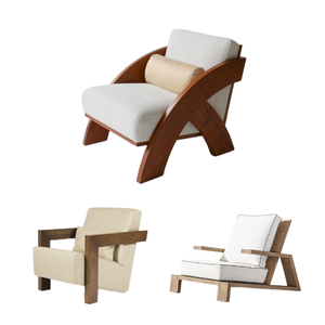 Vente en gros de chaises nordiques simples pour salon fauteuils modernes de luxe en velours blanc - Product Image 5